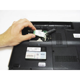 Замена беспроводной карты HP dv5-1125nr